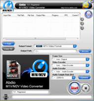 Abdio M1V&M2V Video Converter screenshot